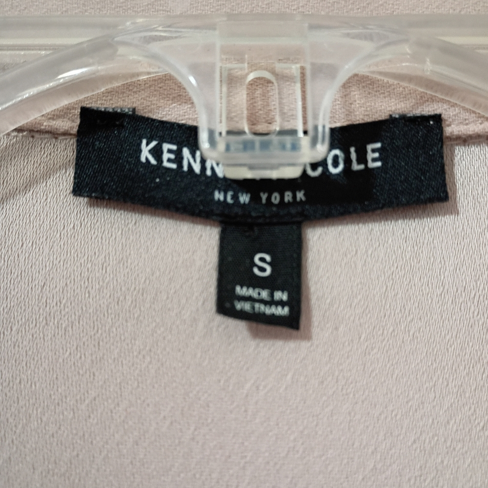 Kenneth Cole Pinkish-Nude Moto Jacket Size S - Picture 6 of 9